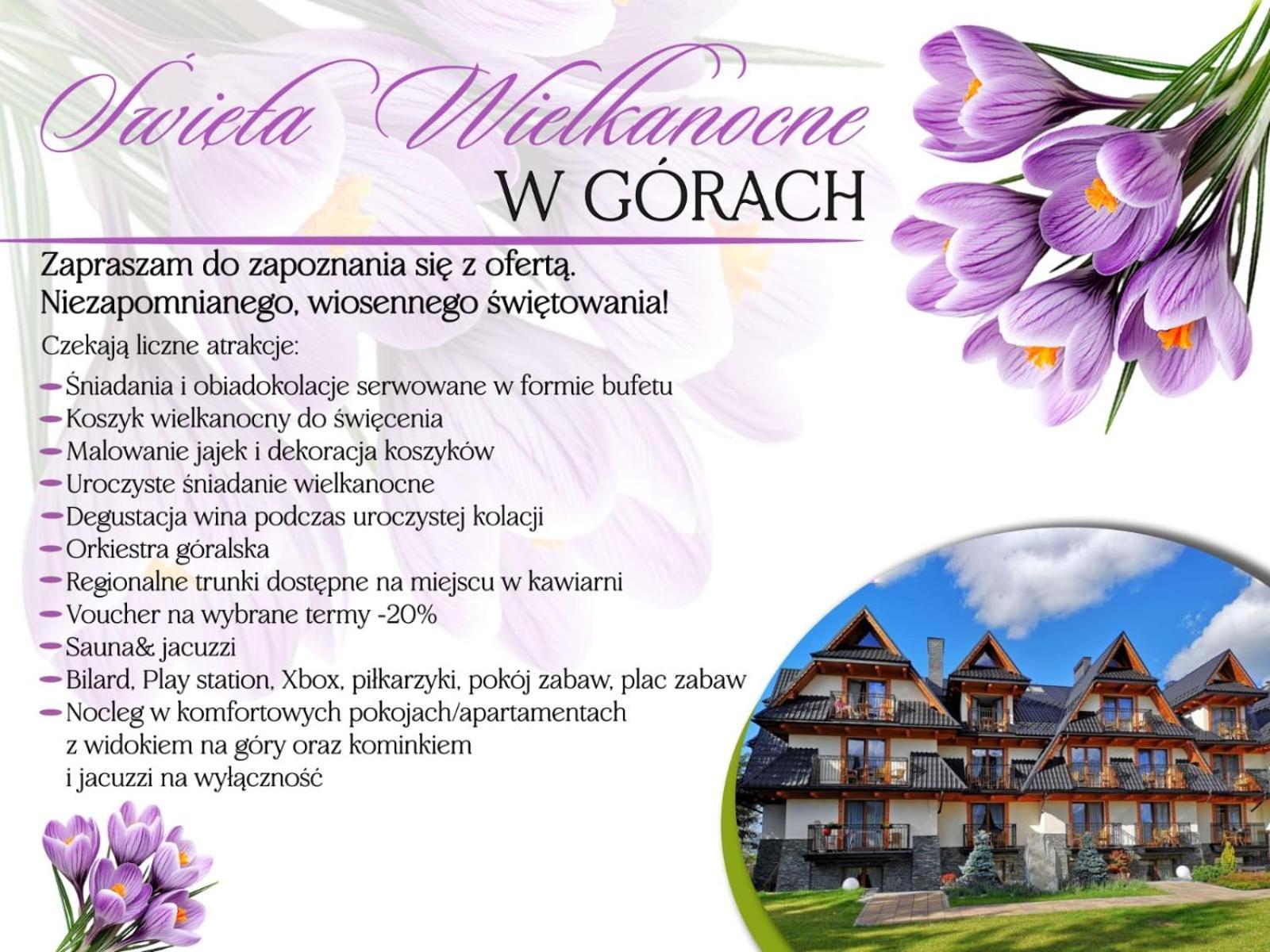 Eco Willa Karpatia Ski&Wellness Murzasichle Zewnętrze zdjęcie